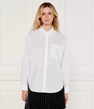 Рубашка CALVIN KLEIN JEANS Relaxed fit, белый