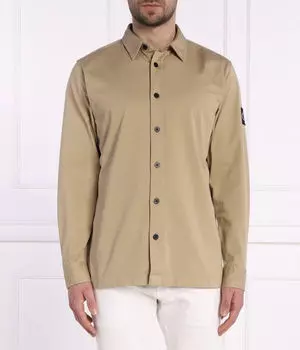 Рубашка Calvin Klein Jeans Relaxed Fit, бежевый