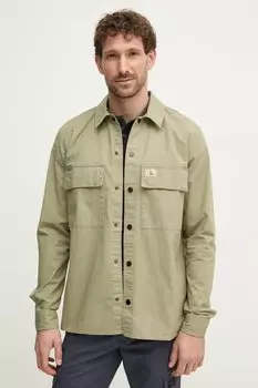 Рубашка Calvin Klein Jeans, зеленый