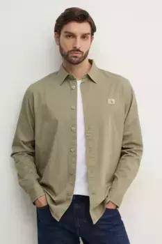 Рубашка Calvin Klein Jeans, зеленый