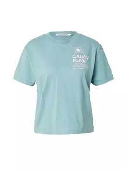Рубашка Calvin Klein, пастельно-синий