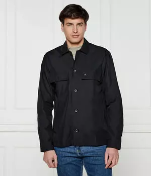 Рубашка Calvin Klein Regular Fit с карманами, черный