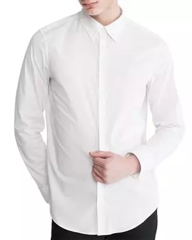 Рубашка Calvin Klein Slim Fit, белый