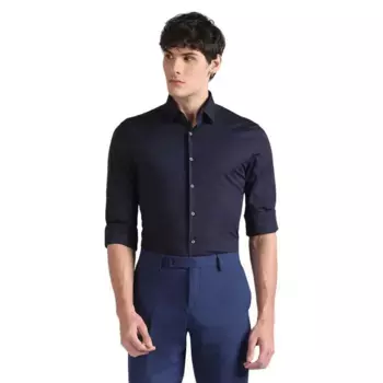Рубашка Calvin Klein Stretch Slim Fit, синий