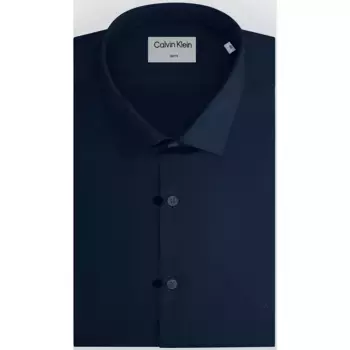Рубашка Calvin Klein Twill Easy Care Slim Fit, синий
