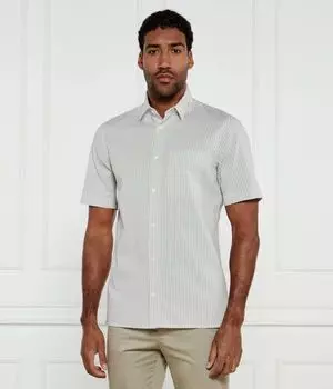 Рубашка Calvin Klein в полоску белый / зеленый