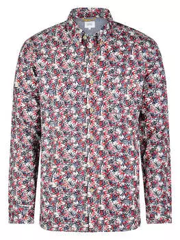 Рубашка Camel Active, цвет rot/dunkelblau