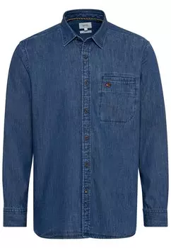 Рубашка Camel Active Jeans aus reiner Baumwolle, темно синий