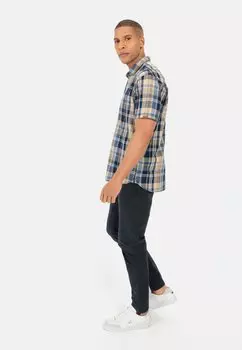 Рубашка Camel Active Kurzarm aus reiner Baumwolle, бежевый