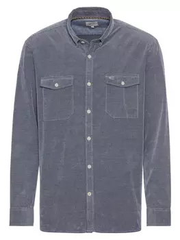 Рубашка Camel Active Langarm Hemd, цвет Regular Fit aus CordDenim Blau