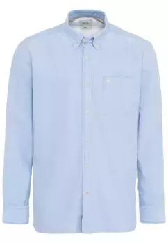 Рубашка Camel Active с длинными рукавами и воротником на пуговицах, голубой