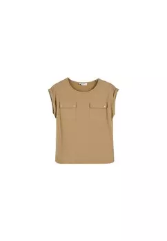 Рубашка Camomilla Italia Sonte, темно-бежевый