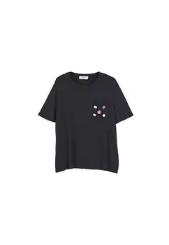 Рубашка Camomilla Italia Sunti, черный