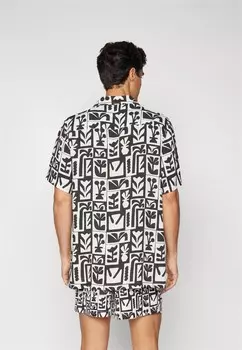 Рубашка CAMP COLLAR SHIRT ECO arrels Barcelona, черный