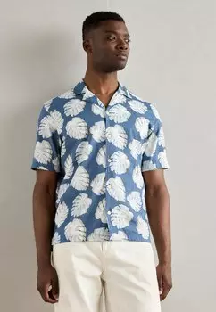 Рубашка CAMP COLLAR SHORT SLEEVES SLITS AT SIDE SEAMS Marc O'Polo, мультиколор