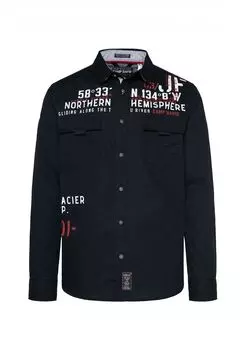 Рубашка CAMP DAVID 'Alaska Ice Tour', темно синий