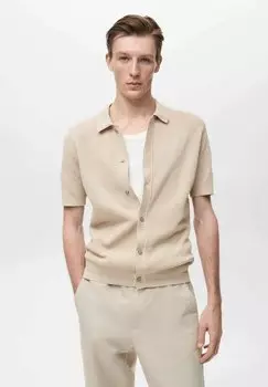 Рубашка CANARIO Mango, бежевый