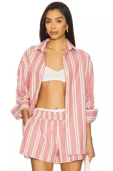Рубашка Capri Faithfull The Brand, cherry stripe