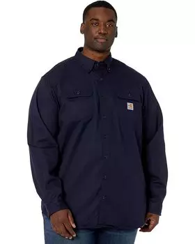 Рубашка Carhartt Big & Tall Flame-Resistant Classic Twill, цвет Dark Navy