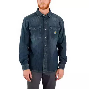 Рубашка Carhartt Denim Snap Front, синий
