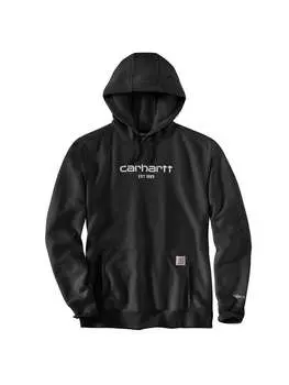 Рубашка CARHARTT Logo Kapuzensweatshirt, черный