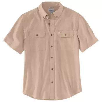 Рубашка Carhartt Loose Chambray S/S, цвет Dark Tan Chambray
