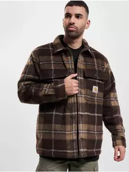 Рубашка Carhartt WIP, цвет manning check umber/leather
