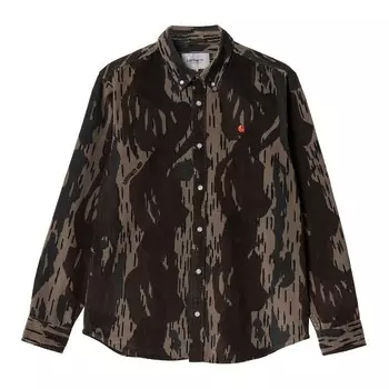 Рубашка Carhartt WIP Regular fit Button Up Madison Cord, коричневый