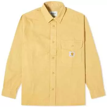 Рубашка Carhartt Wip Reno Shirt, цвет Bourbon