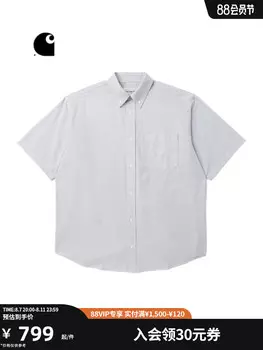 Рубашка Carhartt WIP с карманом, синий