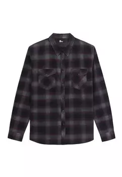 Рубашка CARREAUX COL CLASSIQUE The Kooples, черный бордовый