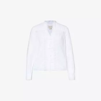 Рубашка Carrie из хлопкового поплина с длинными рукавами Aspiga, белый