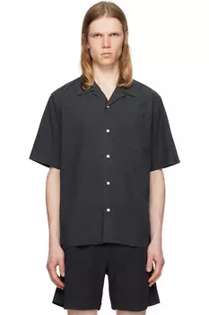 Рубашка Carsten из хлопка и тенсела Norse Projects, синий