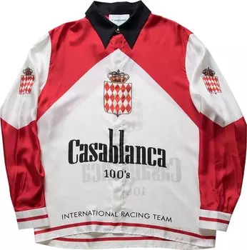 Рубашка Casablanca 100's Printed Silk Twill Shirt 'Multicolor', разноцветный