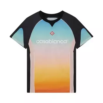 Рубашка Casablanca Football Shirt, цвет Birdseye Mesh