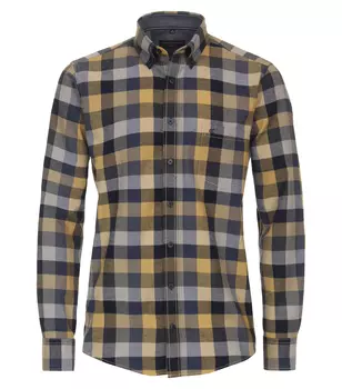 Рубашка CASAMODA Freizeit, цвет Senfgelb