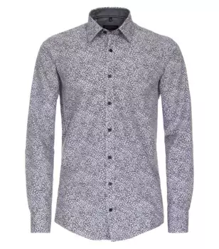 Рубашка CASAMODA с длинными рукавами "CASAMODA повседневная рубашка с принтом", синий