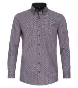 Рубашка CASAMODA с длинными рукавами "CASAMODA повседневная рубашка с принтом", синий