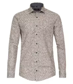 Рубашка CASAMODA с длинными рукавами "CASAMODA повседневная рубашка с принтом", красный