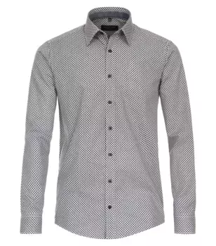 Рубашка CASAMODA с длинными рукавами "CASAMODA повседневная рубашка с принтом", синий