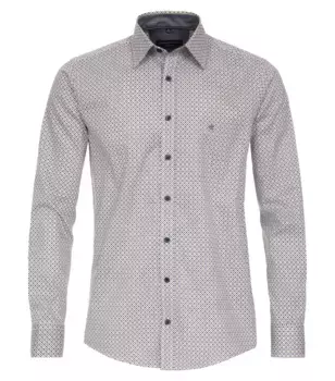 Рубашка CASAMODA с длинными рукавами "CASAMODA повседневная рубашка с принтом", желтый