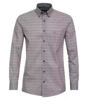 Рубашка CASAMODA с длинными рукавами "CASAMODA повседневная рубашка с принтом", красный