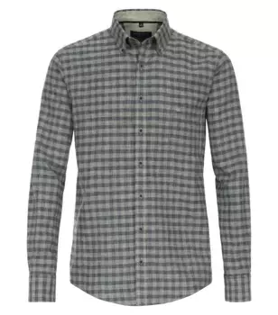 Рубашка CASAMODA с длинными рукавами "Повседневная рубашка CASAMODA в клетку", зеленый