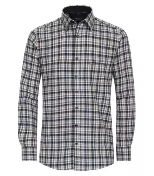 Рубашка CASAMODA с длинными рукавами "Повседневная рубашка CASAMODA в клетку", синий