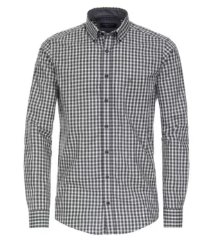 Рубашка CASAMODA с длинными рукавами "Повседневная рубашка CASAMODA в клетку", зеленый