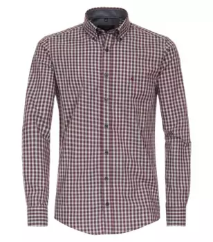 Рубашка CASAMODA с длинными рукавами "Повседневная рубашка CASAMODA в клетку", красный
