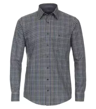 Рубашка CASAMODA с длинными рукавами "Повседневная рубашка CASAMODA в клетку", оливковый