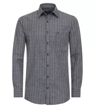 Рубашка CASAMODA с длинными рукавами "Повседневная рубашка CASAMODA в клетку", синий