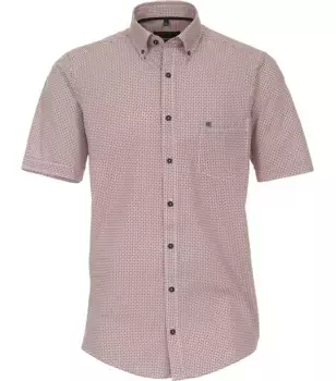 Рубашка CASAMODA с короткими рукавами "Повседневная рубашка CASAMODA с короткими рукавами и принтом ", красный