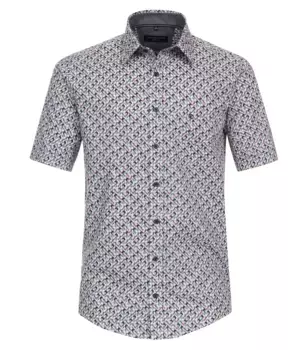 Рубашка CASAMODA с короткими рукавами "Повседневная рубашка CASAMODA с короткими рукавами и принтом ", синий